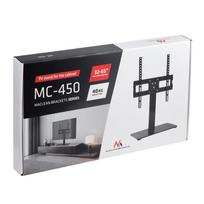 laikiklis tv - Maclean MC-450 Universalus televizoriaus stovas, skirtas RTV spintelėms, 32-65", max. 40kg, max. VESA 400x400, Juodas (Black) - 9 nuotrauka
