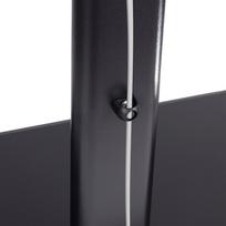 laikiklis tv - Maclean MC-450 Universalus televizoriaus stovas, skirtas RTV spintelėms, 32-65", max. 40kg, max. VESA 400x400, Juodas (Black) - 17 nuotrauka