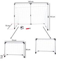 futbolas.lt - Futbolo vartai Sport Gantry TY6603, 143 cm x 70 cm x 110 cm - 5 nuotrauka