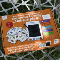 kortele - Yes For Skills šnekančios kortelės „Mokausi piešti“ su garsiniais apibūdinimais, lietuviškai (Lithuanian) - 6 nuotrauka