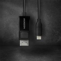 displayport 2.1 kabelis - AXAGON RVC-DPC USB-C į DisplayPort kabelis 1.8m Juodas (Black) - 5 nuotrauka