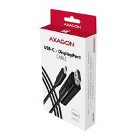 displayport 2.1 kabelis - AXAGON RVC-DPC USB-C į DisplayPort kabelis 1.8m Juodas (Black) - 8 nuotrauka