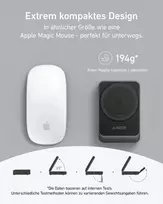 qi belaidis pakrovejas - Anker B2557311 | MagGo Magnetic Wireless Charger (Qi 2.0, 15W) - 3 nuotrauka