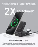 qi belaidis pakrovejas - Anker B2557311 | MagGo Magnetic Wireless Charger (Qi 2.0, 15W) - 5 nuotrauka
