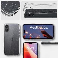 5 pro max - Spigen Liquid Crystal iPhone 16 Case Clear Glitter ACS08192 - 2 nuotrauka