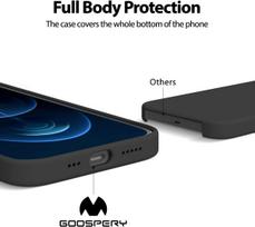 15 pro silicone case - Mercury iPhone 15 Pro Max, silikoninis, juodas - 5 nuotrauka