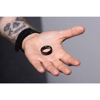 smart laikrodis - Išmanusis laikrodis Oem Smart Ring R11M - išmanus plieno žiedas su įkrovimo dėžute Dydis 8 (18,1mm) juodas - 3 nuotrauka
