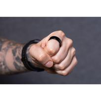 smart laikrodis - Išmanusis laikrodis Oem Smart Ring R11M - išmanus plieno žiedas su įkrovimo dėžute Dydis 8 (18,1mm) juodas - 7 nuotrauka