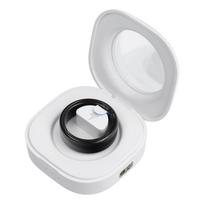 smart laikrodis - Išmanusis laikrodis Oem Smart Ring R11M - išmanus plieno žiedas su įkrovimo dėžute Dydis 8 (18,1mm) juodas - 11 nuotrauka