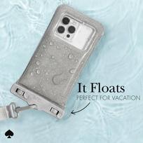 telefono vandens maiselis - Kate Spade New York Waterproof Floating Pouch - Vandeniui atsparus dėklas išmaniesiems telefonams iki 6,7" (That Sparkle) - 4 nuotrauka