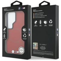 s26 ultra deklas - BMW M metalinis logotipas „MagSafe“ dėklas, skirtas „Samsung Galaxy S26 Ultra“, raudonas - 2 nuotrauka