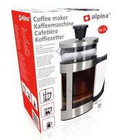 french press kavinukas arbatinukas - Kavinukas Alpina, 1 L - 2 nuotrauka