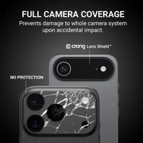 air iphone stikliukas - Crong Lens Shield iPhone Air - 3 nuotrauka
