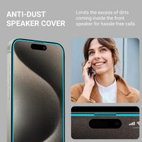 apsauginis stikliukas 15 pro - Crong EasyShield iPhone 15 Pro Max (2 pcs) - 4 nuotrauka