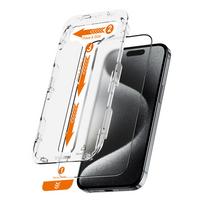 apsauginis stikliukas 15 pro - Crong EasyShield iPhone 15 Pro Max (2 pcs) - 7 nuotrauka