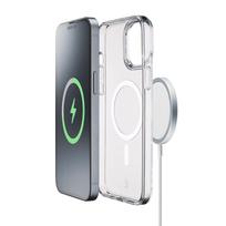 iphone 15 pro skaidrus deklas magsafe - Cellularline iPhone 15 Pro Max GLOSS MAG, Transparent - 3 nuotrauka