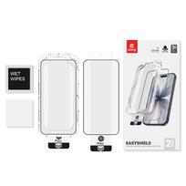 apple 17e - Crong "EasyShield 2-Pack Full Glue for Apple iPhone 16e/ 14/ 13/ 13 Pro" - 7 nuotrauka