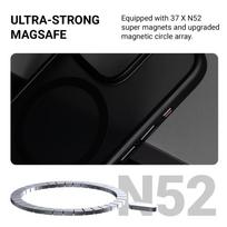 iphone 16 pro max deklas magsafe - Crong Hybrid Frost MAG Cover for iPhone 16 Pro Max - 4 nuotrauka