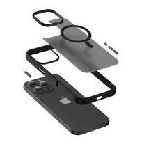 iphone 16 pro max deklas magsafe - Crong Hybrid Frost MAG Cover for iPhone 16 Pro Max - 6 nuotrauka
