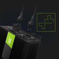 4000w - Green Cell PRO automobilio maitinimo inverteris 12V į 230V 2000W/4000W modifikuota sinusinė banga - 6 nuotrauka