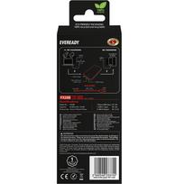 energizer power bank - Eveready PX20B, 20000mAh, 2xUSB-A, juodas (black) - 2 nuotrauka