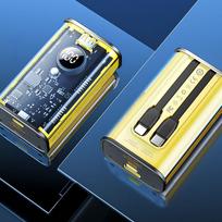 isorine baterija 20w - WEKOME WP-345 Vanguard, 10000mAh, 22.5W, geltona (yellow) - 3 nuotrauka