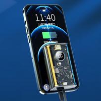 isorine baterija 20w - WEKOME WP-345 Vanguard, 10000mAh, 22.5W, geltona (yellow) - 5 nuotrauka