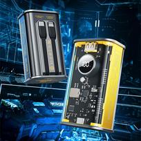 22.5w 10000mah - WEKOME WP-345 Vanguard, 10000mAh, 22.5W, juodas (black) - 2 nuotrauka