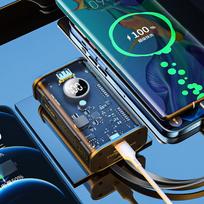 22.5w 10000mah - WEKOME WP-345 Vanguard, 10000mAh, 22.5W, juodas (black) - 4 nuotrauka