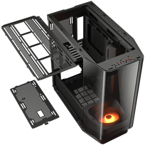 pc case - Cougar FV270 Black (Juodas) - 2 nuotrauka