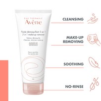 skin - Avene Sensitive Skin 3in1 200ml Moterims Veido valikliai - 2 nuotrauka