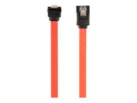 sata data iii cable - Cablexpert CC-SATAM-DATA90 Serial ATA III 50cm data cable with 90 degree bent connector - 3 nuotrauka