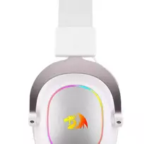 rgb ausines - Redragon H510W Zeus-X RGB White (Baltos) - 2 nuotrauka