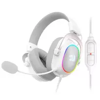rgb ausines - Redragon H510W Zeus-X RGB White (Baltos) - 6 nuotrauka