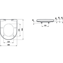 klozetai - Unitazo dangtis Laufen pro SoftClose - 2 nuotrauka