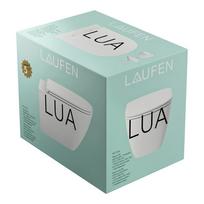 klozetas unitazas - Laufen LUA 52 pakabinamas klozetas su dangčiu, baltas (White) - 3 nuotrauka