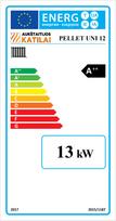 katilo degiklis - Granulinis katilas PELLET UNI 12 kW  su rotac. 12 kW degikliu, sraigtu, 320 l met. bunkeriu - 6 nuotrauka