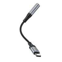 type c usb adapter - Hoco Adapteris USB-C į 3,5 mm Jack LS36 Juodas (Black) - 8 nuotrauka