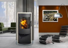 plieninis - Krosnelė Romotop Alpera 01, plieninė su pilna keramikos 92360 apdaila - 2 nuotrauka