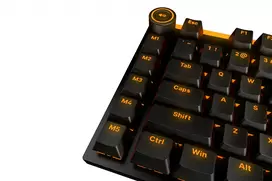su zaidimu klaviaturos - Be quiet! Light Mount Silent Tactile US ANSI, Juoda (Black) - 6 nuotrauka