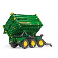 paspiriamos masineles - Paspiriama mašinėlė Rolly Toys Rolly Multi John Deere 3 ašių savivartė priekaba, žalia (Green) - 7 nuotrauka
