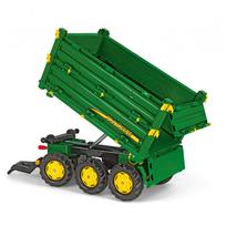 paspiriamos masineles - Paspiriama mašinėlė Rolly Toys Rolly Multi John Deere 3 ašių savivartė priekaba, žalia (Green) - 9 nuotrauka