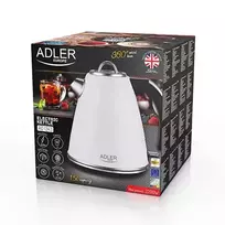 elektrinis virdulys 1.5 - Adler AD 1343 1.5L Baltas (White) - 4 nuotrauka