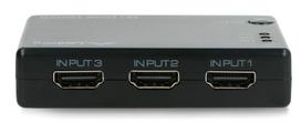 micro hdmi - Lanberg SWV-HDMI-0003 Vaizdo jungiklis 3x HDMI + Micro USB prievadas Juodas (Black) - 4 nuotrauka
