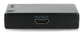 micro hdmi - Lanberg SWV-HDMI-0003 Vaizdo jungiklis 3x HDMI + Micro USB prievadas Juodas (Black) - 5 nuotrauka