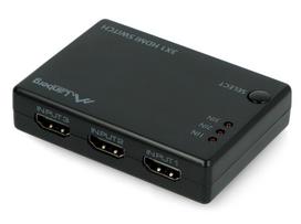 micro hdmi - Lanberg SWV-HDMI-0003 Vaizdo jungiklis 3x HDMI + Micro USB prievadas Juodas (Black) - 8 nuotrauka