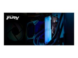 1 35 - Kingston FURY Beast RGB 32 GB, DDR4, 3200 MHz, CL16, Juodas (Black) - 4 nuotrauka