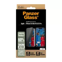 apple 17e - PanzerGlass "Ultra-Wide Fit for Apple iPhone 16e/ 14|/ 13/ 13 Pro" - 3 nuotrauka