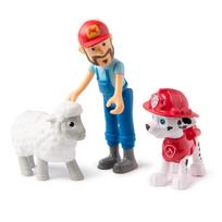 paw patrol figureliu rinkini - Figūrėlių rinkinys Spin Master Paw Patrol Marshall, 3 vnt., mėlyna/balta/raudona - 4 nuotrauka