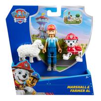 paw patrol figureliu rinkini - Figūrėlių rinkinys Spin Master Paw Patrol Marshall, 3 vnt., mėlyna/balta/raudona - 6 nuotrauka